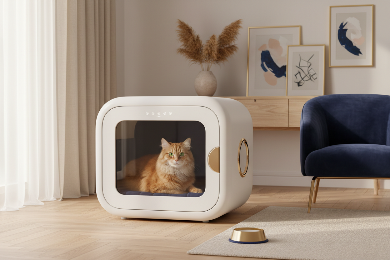 Pet Drying Box: Stressfreies Trocknen für Hunde & Katzen