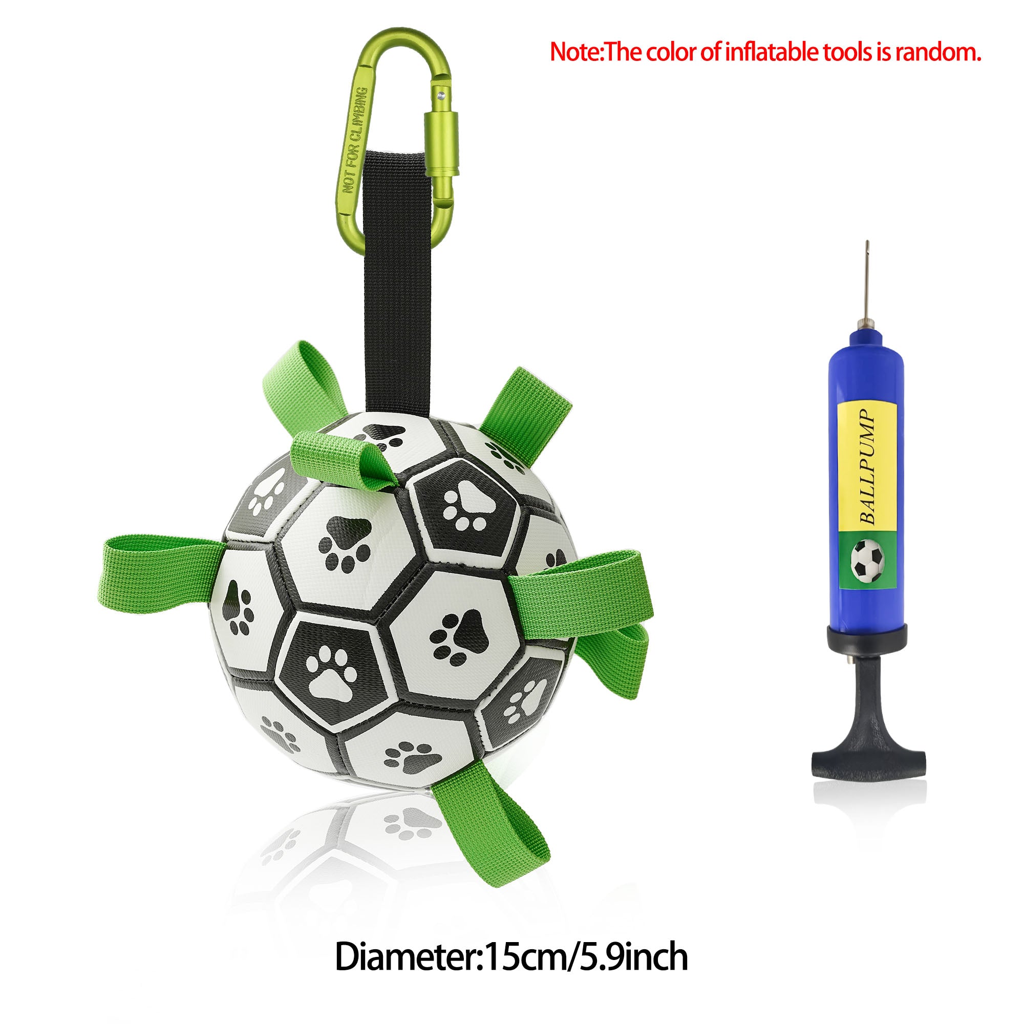 Interactive Dog Football Soccer Ball Toy | Outdoor Training Ball for Large Dogs