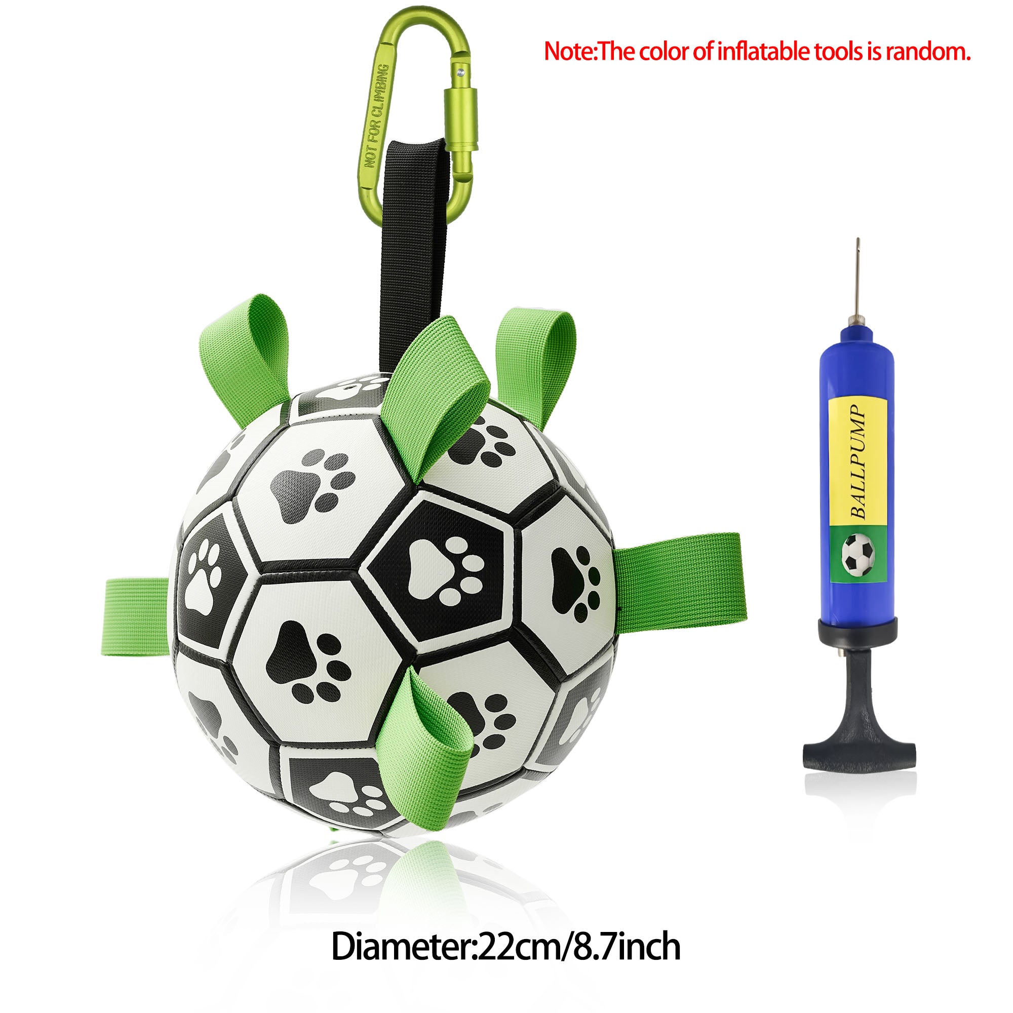 Interactive Dog Football Soccer Ball Toy | Outdoor Training Ball for Large Dogs