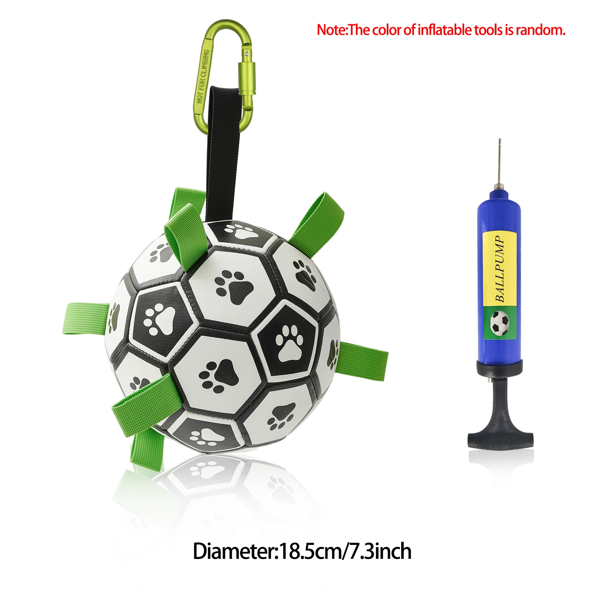 Interactive Dog Football Soccer Ball Toy | Outdoor Training Ball for Large Dogs