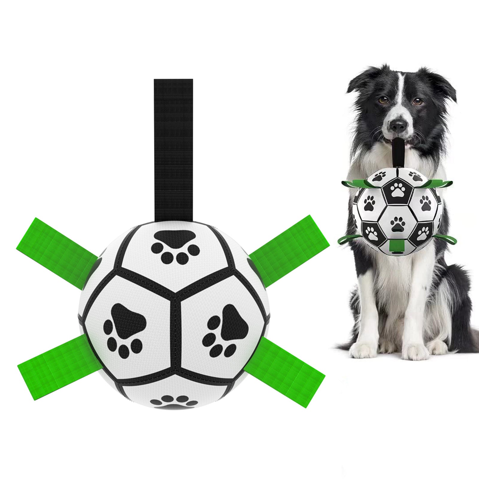 Interactive Dog Football Soccer Ball Toy | Outdoor Training Ball for Large Dogs