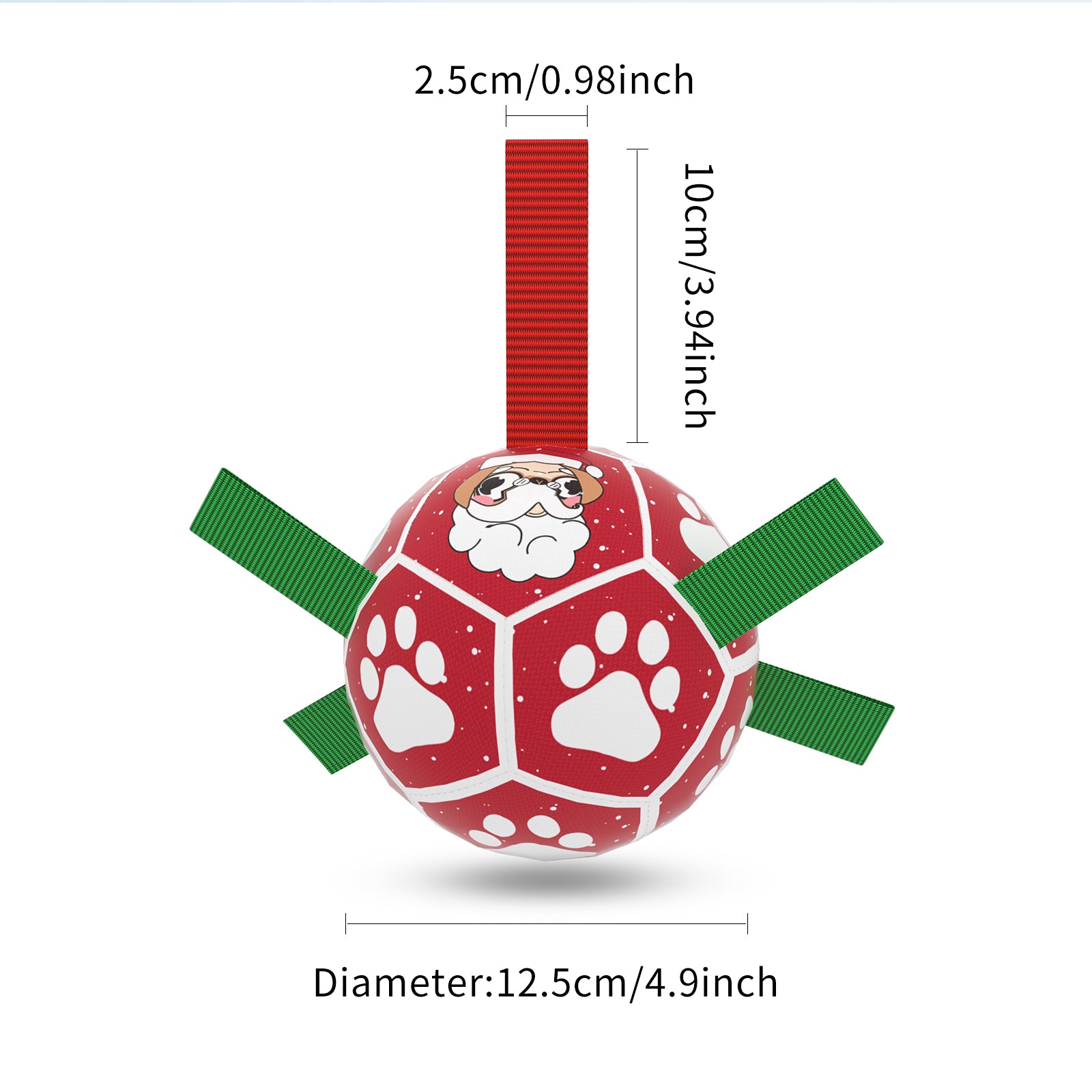 Interactive Dog Football Soccer Ball Toy | Outdoor Training Ball for Large Dogs