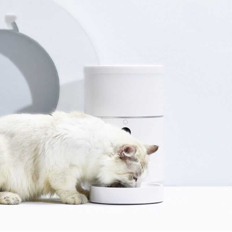 Pet Hund Katze Futterspender Napf mit Kamera Weitwinkel Automatischer Futterspender Futternapf APP-Steuerung Haustierzubehör