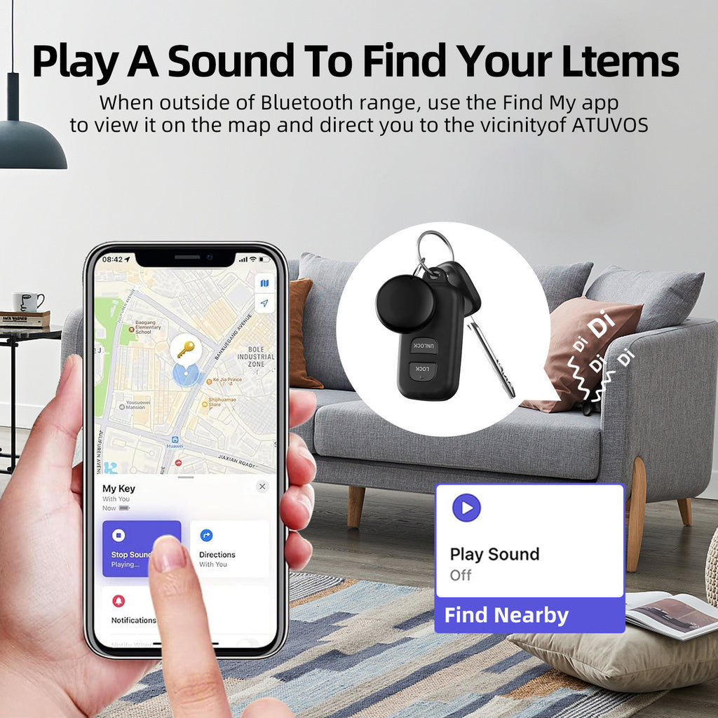 Traceur GPS pour animaux de compagnie Airtag Bluetooth Alarme Chiens et Chats
