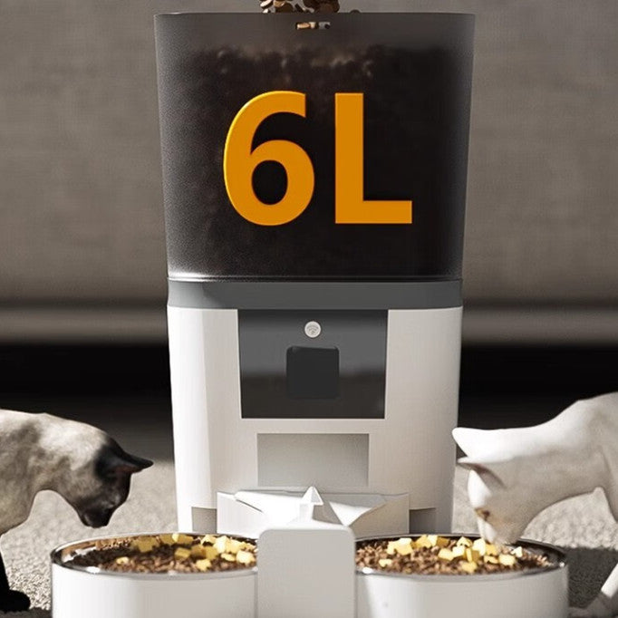 Intelligenter Futterautomat für Haustiere, automatische Fütterungsmaschine für Katzen und Hunde