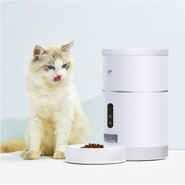 Pet Hund Katze Futterspender Napf mit Kamera Weitwinkel Automatischer Futterspender Futternapf APP-Steuerung Haustierzubehör