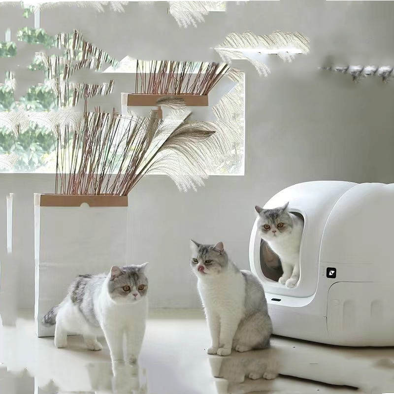 Smart MAX Vollautomatische Katzentoilette Groß Elektrisch Vollständig Geschlossen