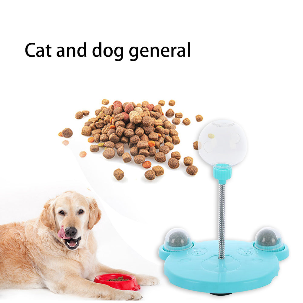 Cat Toy Leaking Ball Self-Playing Tumbler — Puzzle & Training Dispenser Bowl for Pets