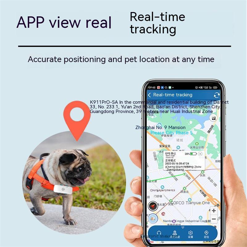 4G Haustier-Locator GPS BeiDou Hunde und Katzen Schafe Anti-Verlust Wasserdichtes Halsband Ferngesteuerter Positions-Tracker