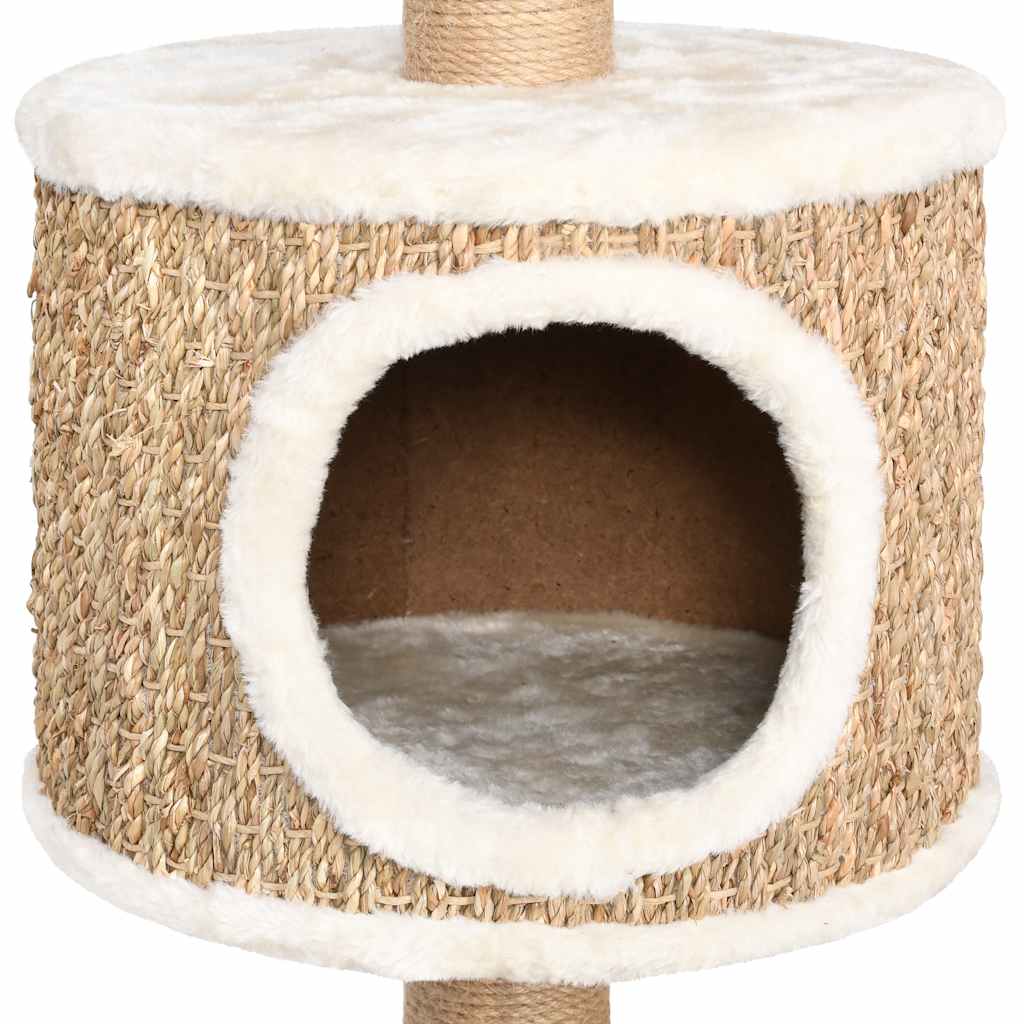 Tall Cat Scratching Post 123 cm — Natural Seagrass