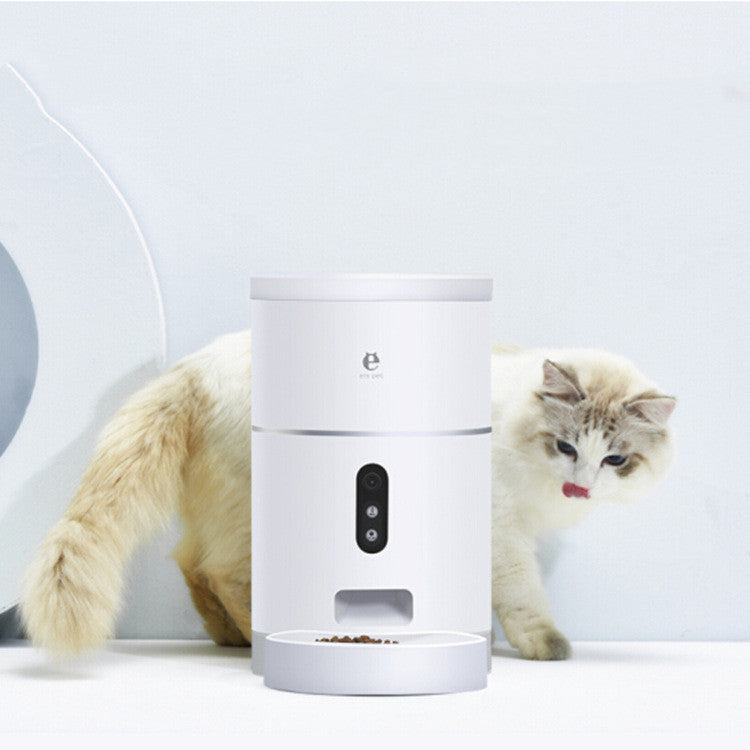 Pet Hund Katze Futterspender Napf mit Kamera Weitwinkel Automatischer Futterspender Futternapf APP-Steuerung Haustierzubehör