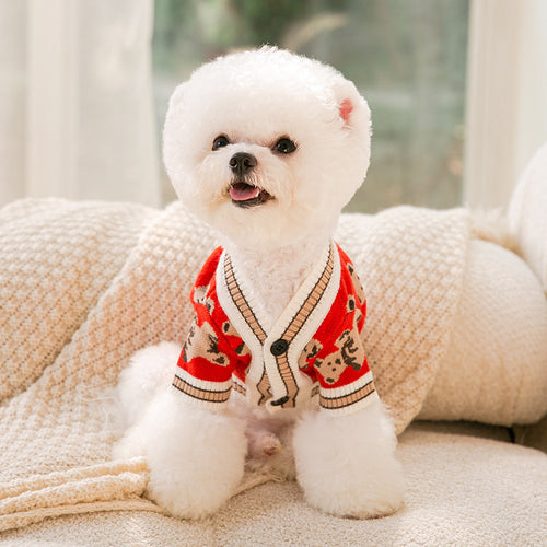 Hundepullover Einfacher Warmer Strickpullover