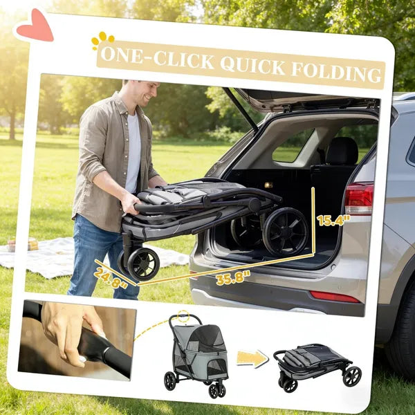 Hundebuggy, Tier-Kinderwagen