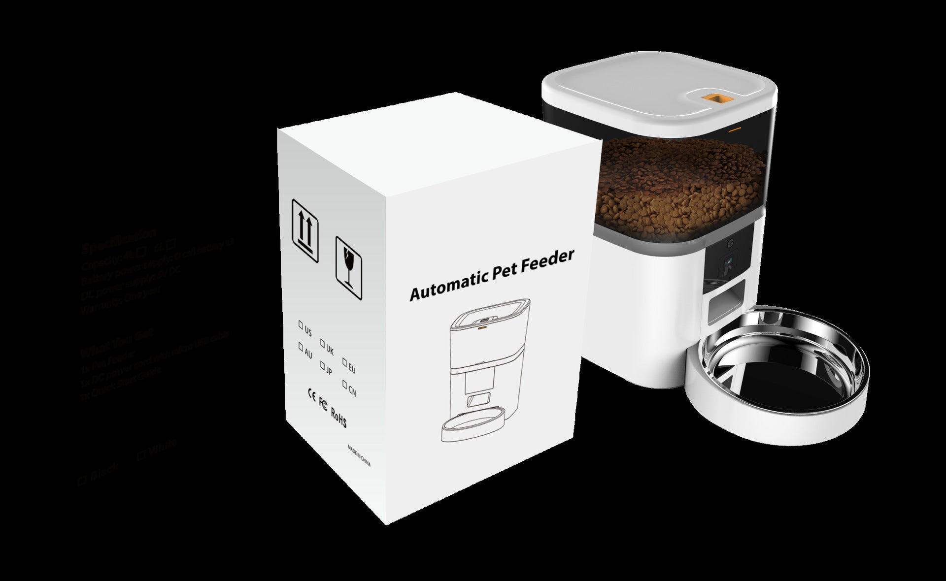 Solayne Smart Pet Feeder – Automatisches WLAN-Fütterungssystem mit Kamera