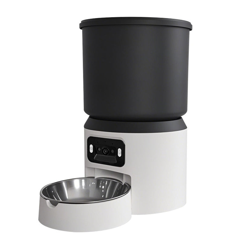 4L Intelligenter Futterautomat Katze Hund Zeitschaltung Fernüberwachung