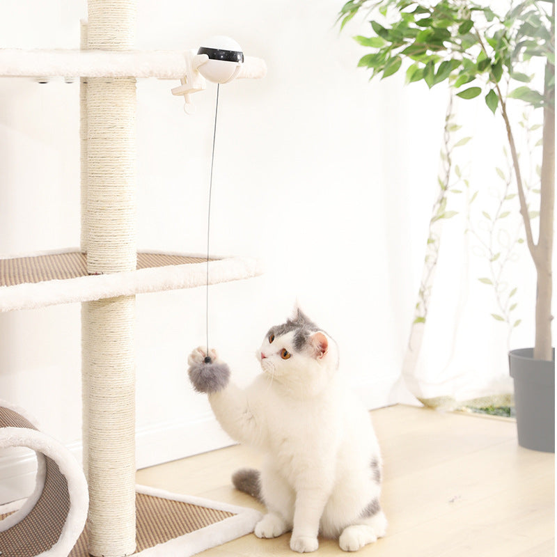 Electric Automatic Lifting Cat Ball Toy | Interactive Self-Play Cat Toy