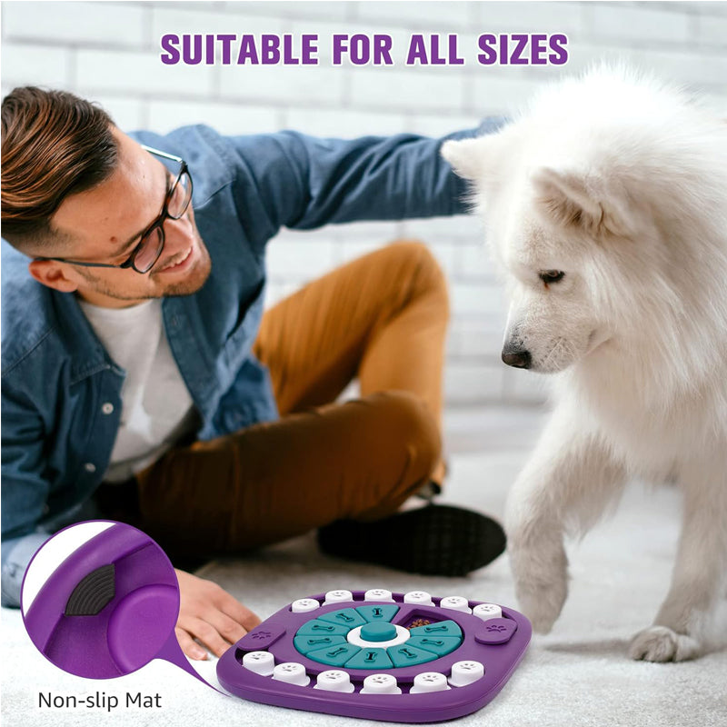 Dog Puzzle Toy | Interactive Treat Enrichment Toy for Small, Medium & Large Dogs