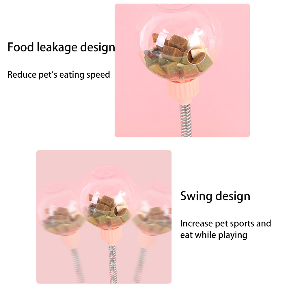 Cat Toy Leaking Ball Self-Playing Tumbler — Puzzle & Training Dispenser Bowl for Pets