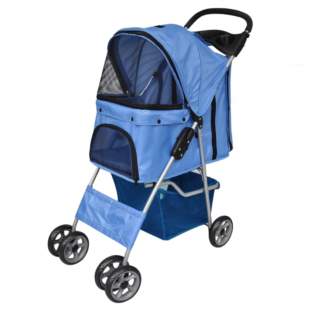 Poussette pour chien, poussette animaux de compagnie, poussette de voyage pliable pour chien/chat