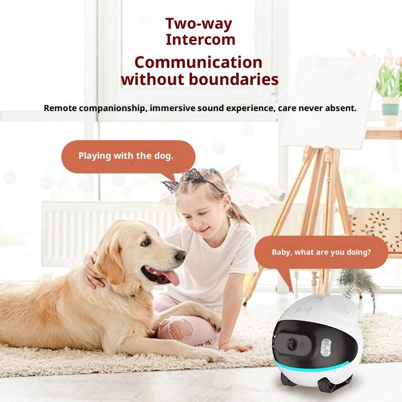 Intelligente Haustier Überwachungskamera mit WLAN für Hunde und Katzen HD-Video Monitor 4G Kamera