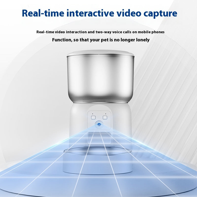 PET Intelligence Automatischer Futterspender Überwachung Zeitsteuerung Feuchtigkeitsgeschützt