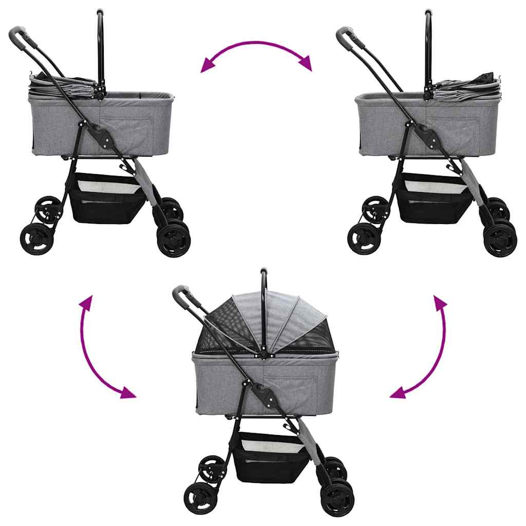 Faltbarer Haustierbuggy 81 x 600D Oxford