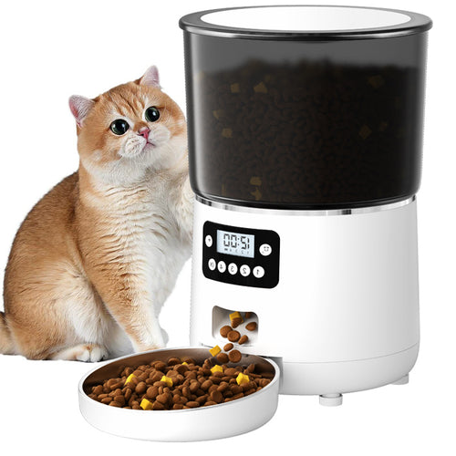 Pet 4L Smart Graffiti APP Automatischer Futterautomat für Haustiere