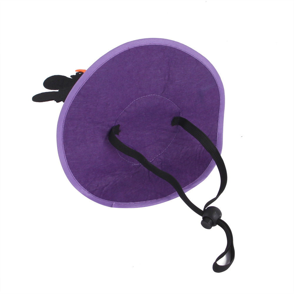 Chiens Chats Halloween Chapeaux Couvre-chef Citrouille