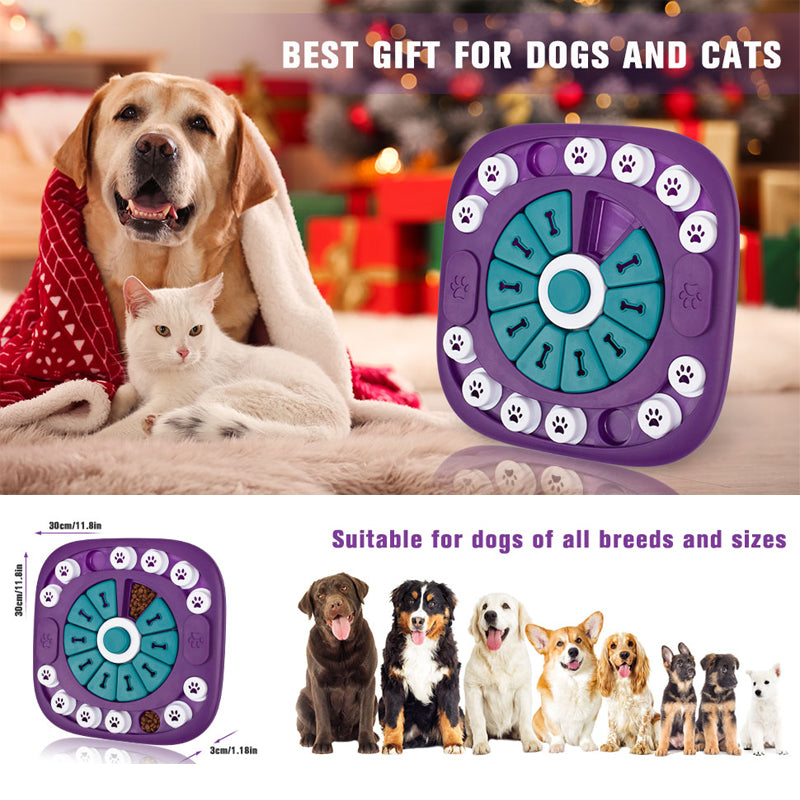 Dog Puzzle Toy | Interactive Treat Enrichment Toy for Small, Medium & Large Dogs