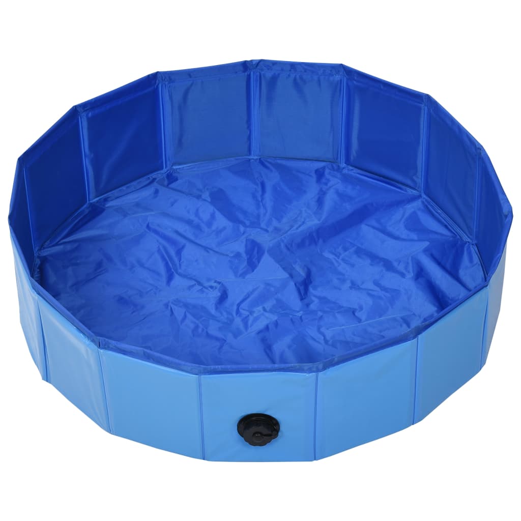Solayne Foldable PVC Dog Pool – Non-Slip Paddling Pool for Dogs