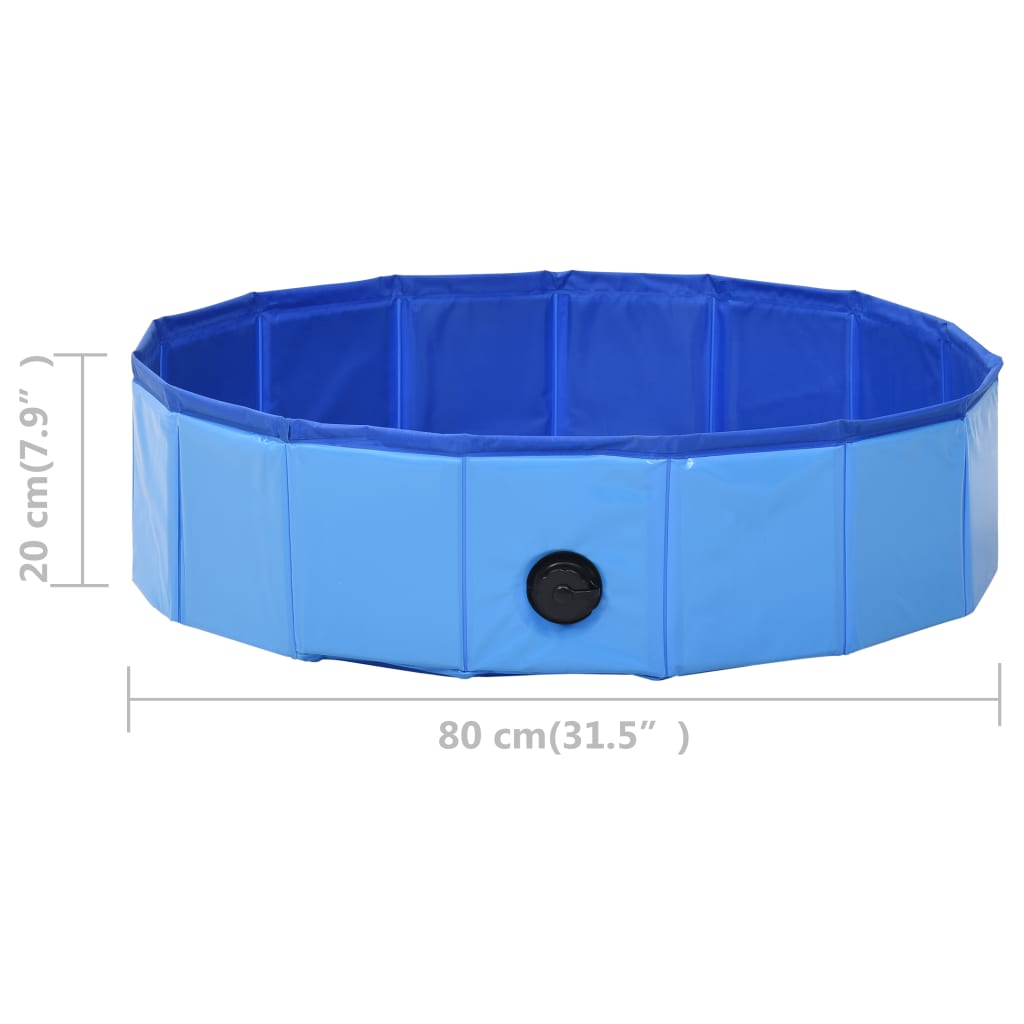 Solayne Foldable PVC Dog Pool – Non-Slip Paddling Pool for Dogs
