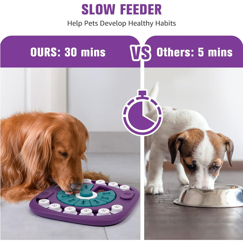 Dog Puzzle Toy | Interactive Treat Enrichment Toy for Small, Medium & Large Dogs
