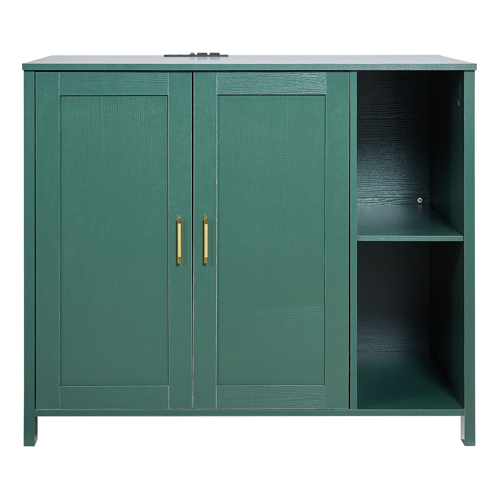 Meuble de litière robotisée, armoire pour litière autonettoyante de 105 cm, avec tiroir et séparateur amovible, cache-litière automatique avec prise de courant intégrée, compatible avec la plupart des litières intelligentes