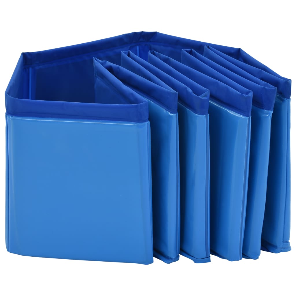 Solayne Foldable PVC Dog Pool – Non-Slip Paddling Pool for Dogs