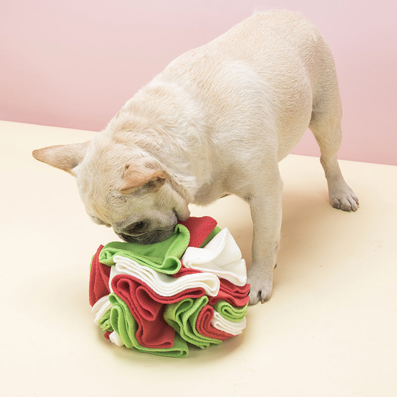 Dog Snuffle Ball Mat | Sniffing Training Puzzle Toy for Dogs & Cats