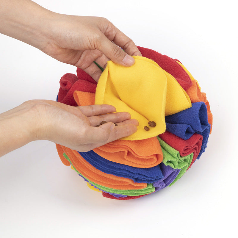 Dog Snuffle Ball Mat | Sniffing Training Puzzle Toy for Dogs & Cats
