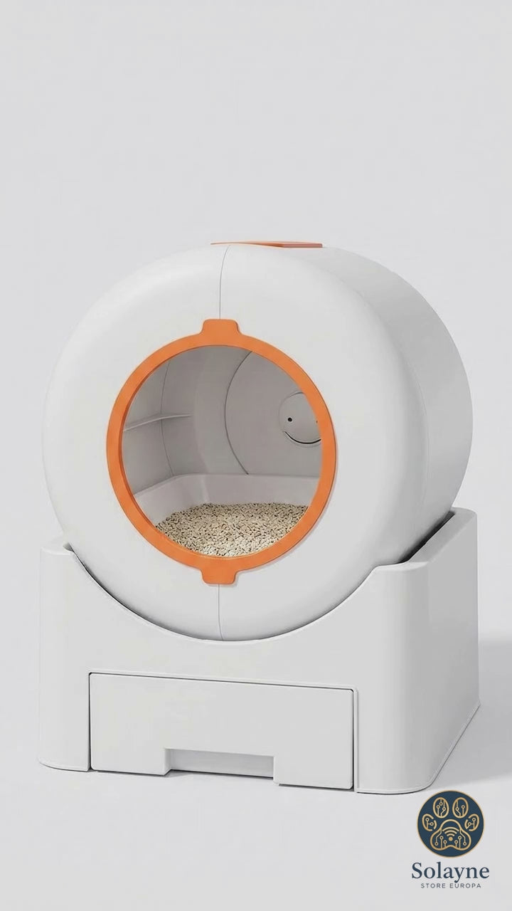 Intelligente Katzentoilette Vollständig geschlossene, spritzwassergeschützte, automatische Reinigungs- und Desodorierungsfunktion